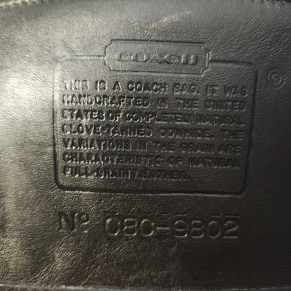 Vintage Coach Equestrian Slim Crossbody Shouder Bag 9802 - Picture 6 of 9